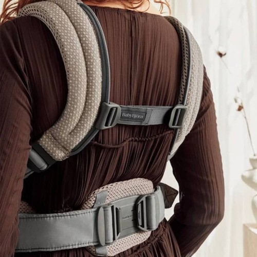 Nosidełko Harmony 3D Mesh szary beż BabyBjorn