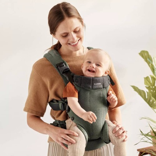 Nosidełko Harmony 3D Mesh zielone BabyBjorn