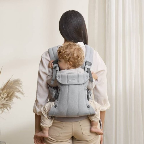 Nosidełko Harmony Woven jasny szary melanż BabyBjorn