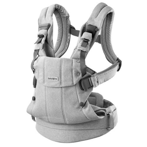 Nosidełko Harmony Woven jasny szary melanż BabyBjorn