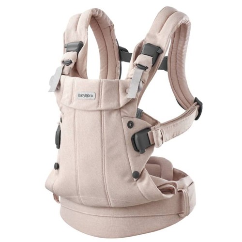 Nosidełko Harmony Woven jasny róź melanż BabyBjorn (