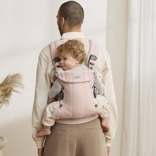 Nosidełko Harmony Woven jasny róź melanż BabyBjorn