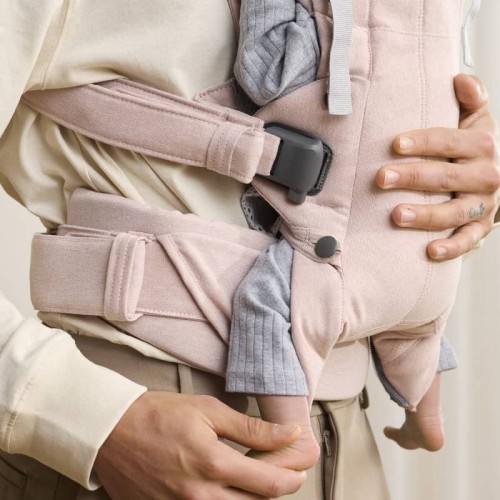Nosidełko Harmony Woven jasny róź melanż BabyBjorn (