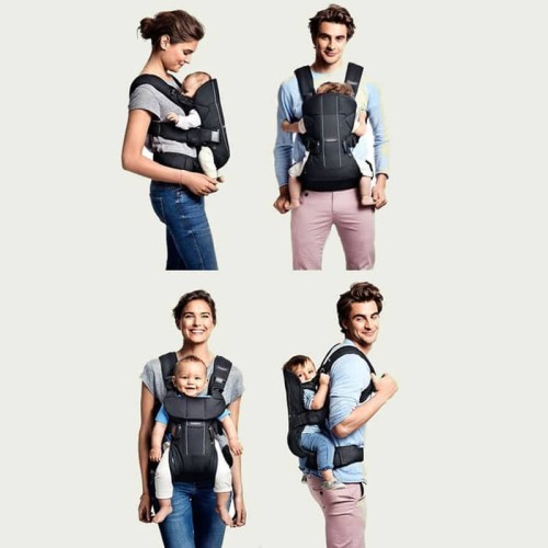 4 pozycje noszenia Nosidełko Harmony Woven BabyBjorn
