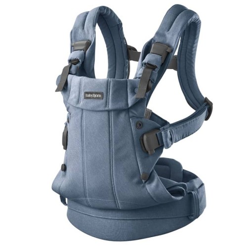 Nosidełko Harmony Woven niebieski melanż BabyBjorn