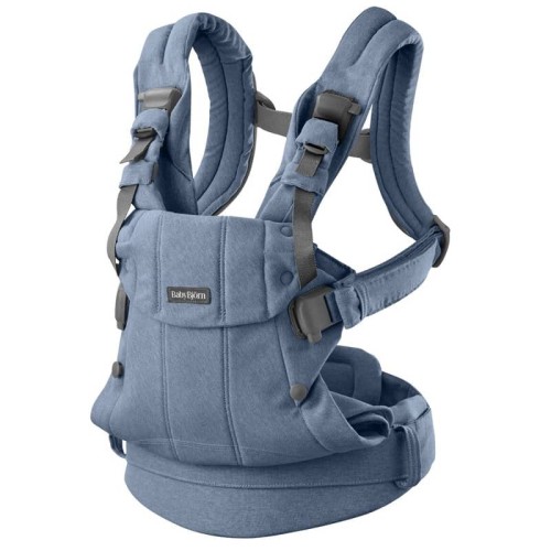 Nosidełko Harmony Woven niebieski melanż BabyBjorn