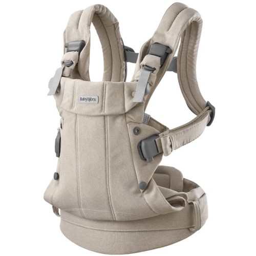 Nosidełko Harmony Woven jasny beż melanż BabyBjorn