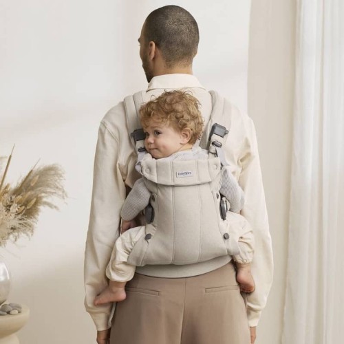 BABYBJORN - nosidełko Harmony, Woven Jasny Beż melanż