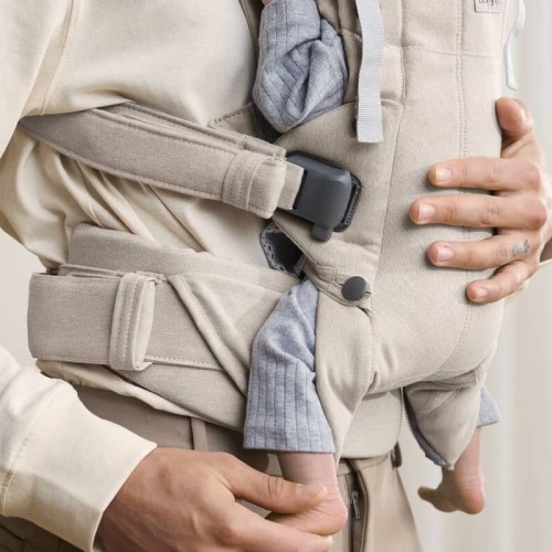 BABYBJORN - nosidełko Harmony, Woven Jasny Beż melanż