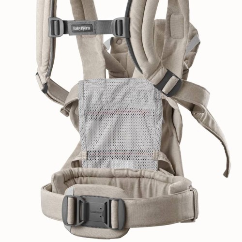 BABYBJORN - nosidełko Harmony, Woven Jasny Beż melanż