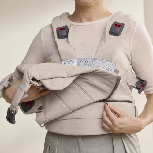 Nosidełko Harmony Woven jasny beż melanż BabyBjorn