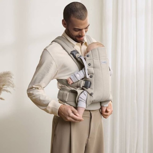 BABYBJORN - nosidełko Harmony, Woven Jasny Beż melanż