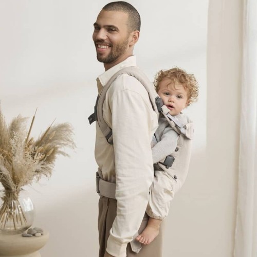 Nosidełko Harmony Woven jasny beż melanż BabyBjorn