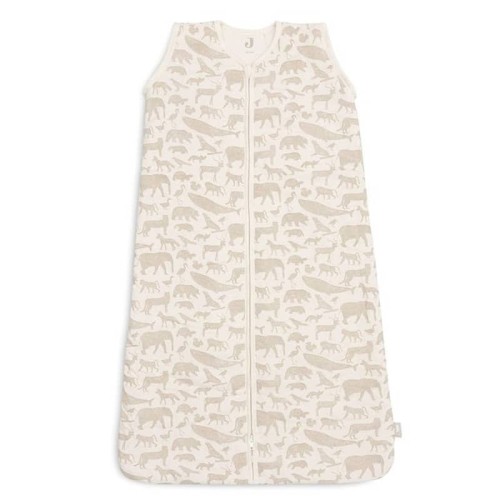 Śpiworek niemowlęcy całoroczny 70cm Animals Nougat Jollein