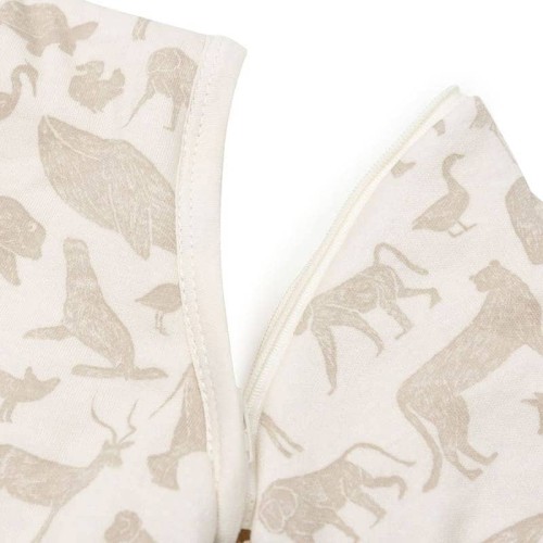 Jollein śpiworek niemowlęcy do spania całoroczny z odpinanymi rękawami ANIMALS NOUGAT 70 cm