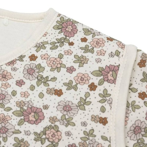 Jollein śpiworek niemowlęcy do spania całoroczny z odpinanymi rękawami RETRO FLOWERS 70 cm