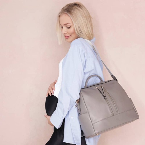 Plecak i torba dla mamy 2w1 MINI stone gray Joissy