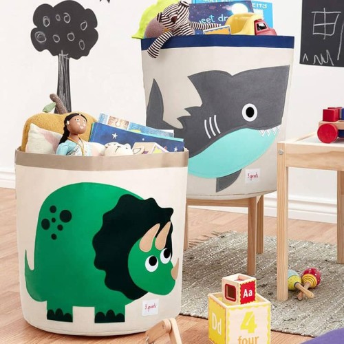 Kosz na zabawki rekin 3 Sprouts