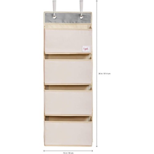 Organizer ścienny wiszący wydra brown 3 Sprouts
