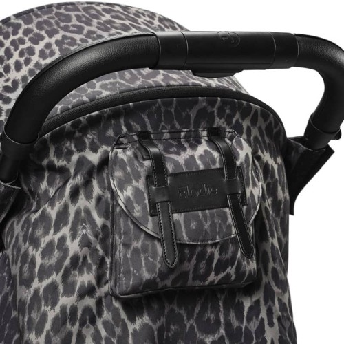Elodie Details - wózek spacerowy MONDO, le leopard + pałąk do wózka - ZESTAW