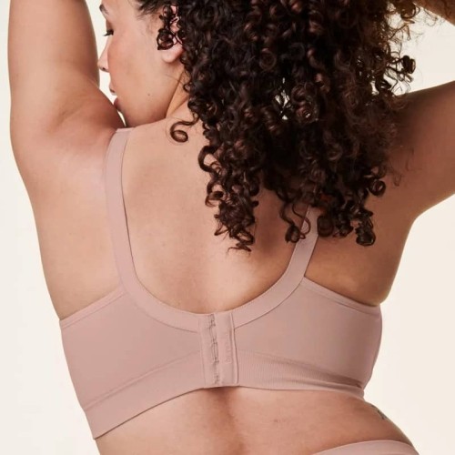 Biustonosz do karmienia Silk Seamless Full Cup beżowy Bravado