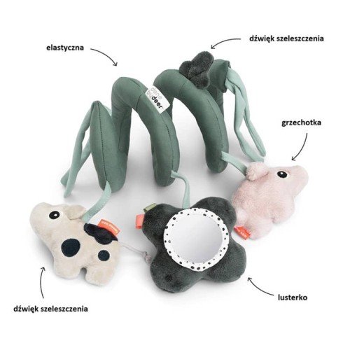 Spirala sensoryczna Tiny Farm green Done by Deer