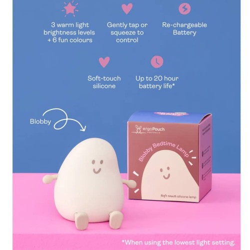 ergoPouch Lampka Nocna dla Dzieci Blobby Taupe