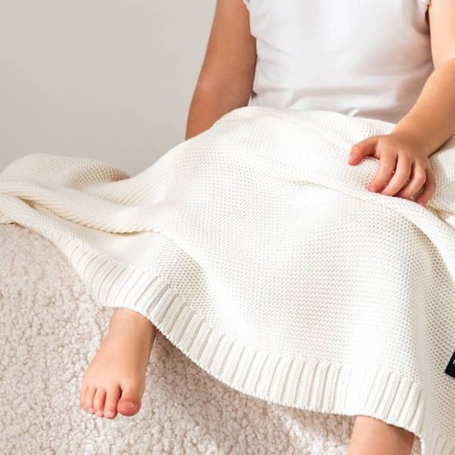 Kocyk bambusowy PUUKI Pure 80x100 kokosowy