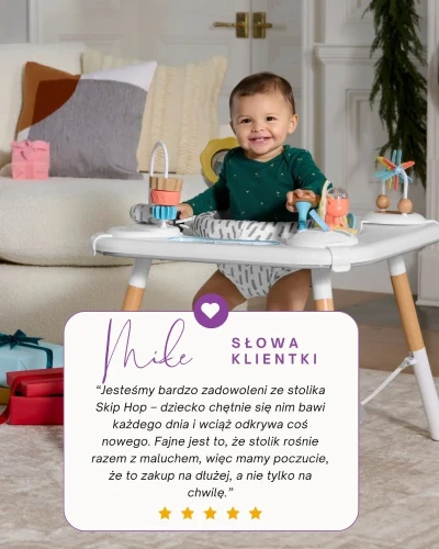 Skip Hop Stolik do Zabaw Sensorycznych 3w1