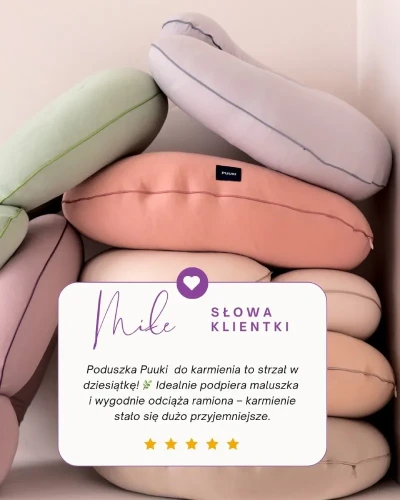 Poduszka do karmienia lawenda Puuki opinie