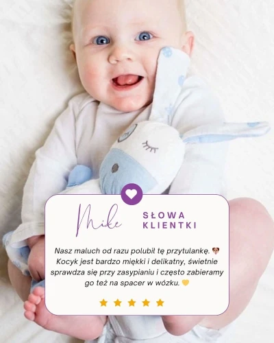 Kocyk Lovies przytulanka piesek Lulujo opinie