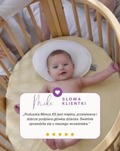 Poduszka ortopedyczna XS dla niemowląt Mimos opinie