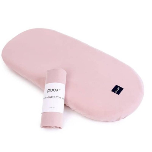 Prześcieradło do wózka Organic piwonia Poofi