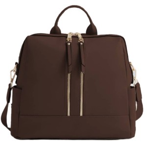 Plecak i torba dla mamy 2w1 MINI dark chocolate Joissy