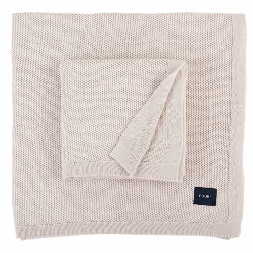 Kocyk bambusowy PUUKI Faro 85x85 cappuccino