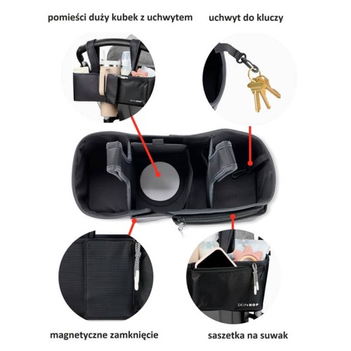 Skip Hop Organizer do Wózka Ultimate Black