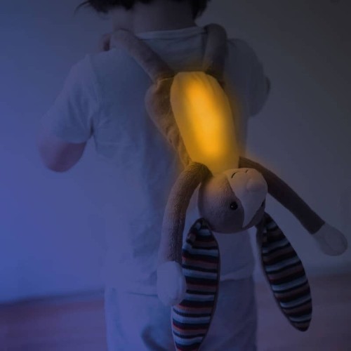Lampka nocna pluszowa królik Bo Zazu z melodiami
