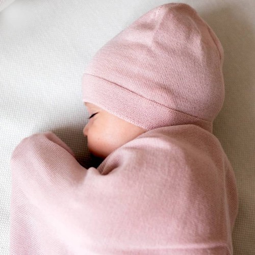 Zestaw wełna merino Cozy delikatny róż Amori Amori