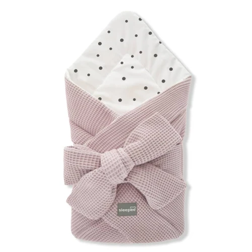 Rożek niemowlęcy wafelek róż Sleepee