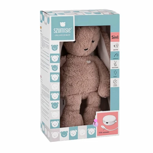 Szumiś królik brąz z lampką 5w1 Szumisie