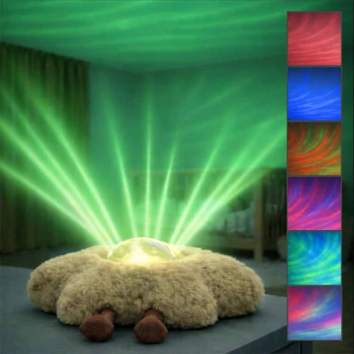 Zazu GAIA Projektor Zorzy Polarnej Beige