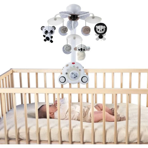 Karuzela z pozytywką do łóżeczka Decor czarno biała Tiny Love