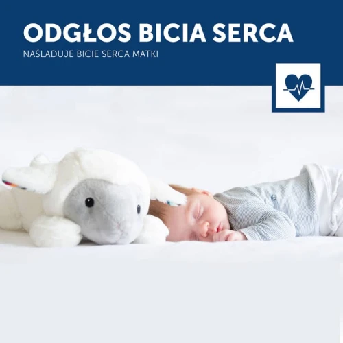 Przytulanka z bijącym sercem owieczka Liz Zazu