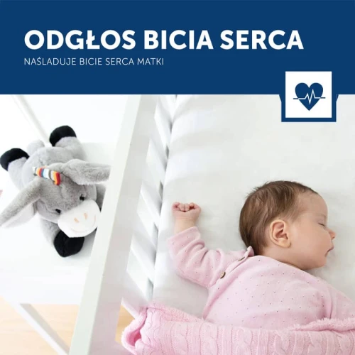 Przytulanka z bijącym sercem osiołek Don Zazu