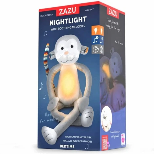 Opakowanie prezentowe  lampka nocna pluszowa małpka Max Zazu