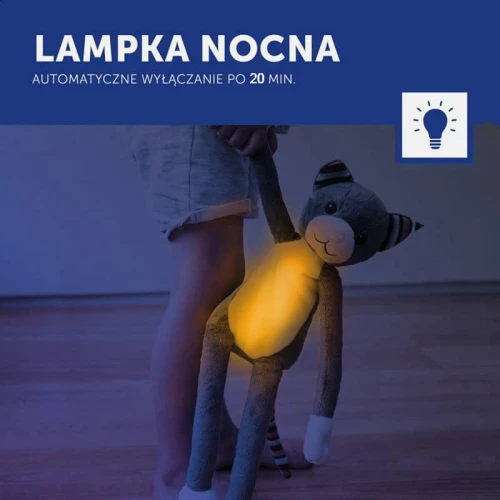 ZAZU KATIE Lampka Nocna Pluszowy Kot