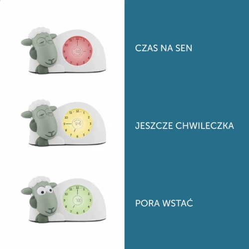 Zegar edukacyjny trener snu owca Sam