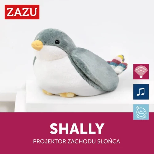 Projektor zachodzącego słońca ptaszek Shally Zazu