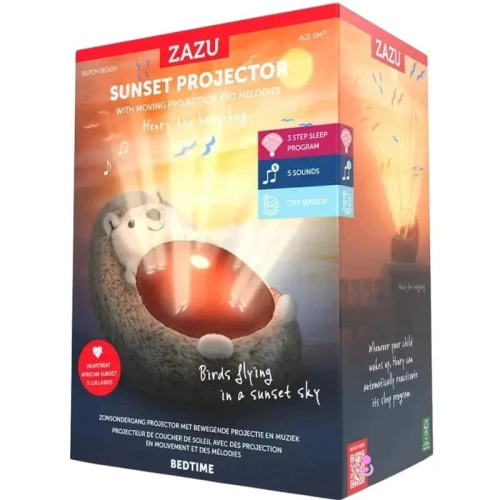 Opakowanie na prezent projektor zachodzącego słońca jeż Henry Zazu