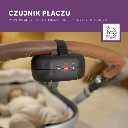 Bujak Robby do wózka reaguje na płacz i włącza kołysanie - Zazu